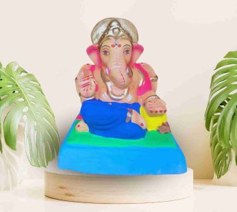 Handcrafted Eco-Friendly Ganesh Idol for Home Decor | Colorful Ganesha Statue for Festive Puja and Gifts