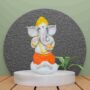 Elegant White Ganesh Idol