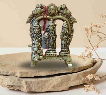 Idol Collections Brass Ram Darbar Lord Rama Laxman and Sita Religious Statue for Home Decor