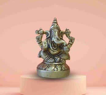 Brass Ganapati Idol for Auspicious Beginnings